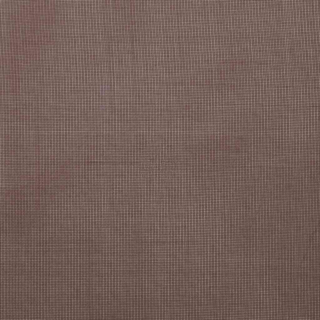 Voile Vorhänge mit Lasche 2 Stk. Braun