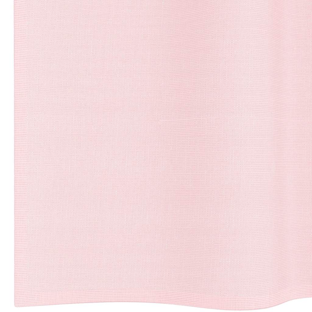 Voile Vorhänge mit Schlaufen 2 Stk. Hellrosa 140x260 cm