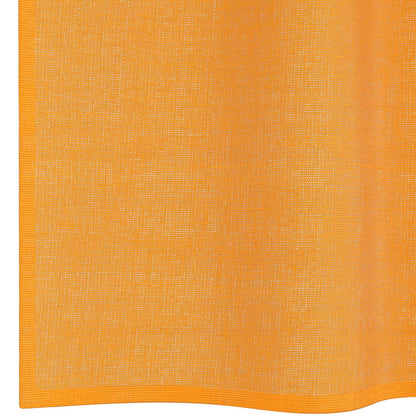 Voile Vorhänge mit Schlaufen 2 Stk. Orange 140x260 cm