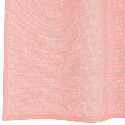 Voile Vorhänge mit Schlaufen 2 Stk. Rosa 140x245 cm