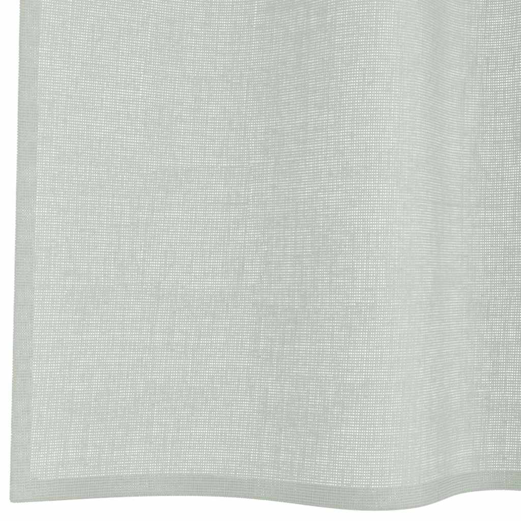 Voile Vorhänge mit Schlaufen 2 Stk. Hellgrau 140x245 cm
