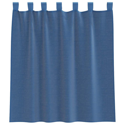 Voile Vorhänge mit Schlaufen 2 Stk. Hellgrau 140x260 cm
