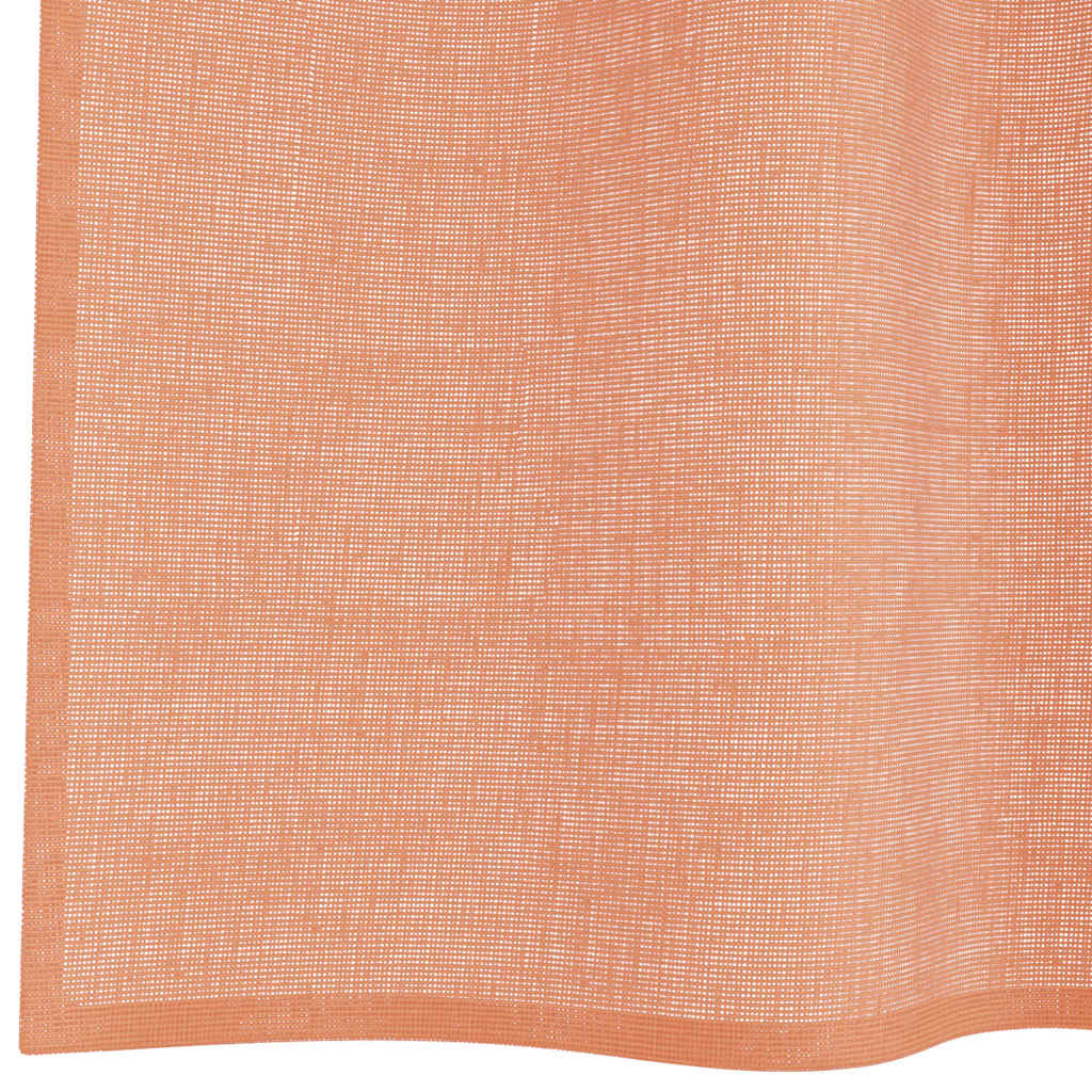 Voile Vorhänge mit Schlaufen 2 Stk. Terrakottarot 140x140 cm