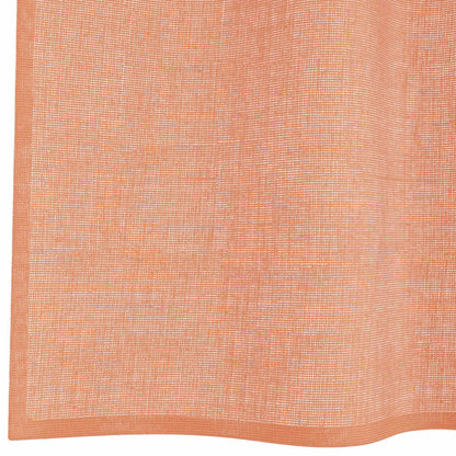 Voile Vorhänge mit Schlaufen 2 Stk. Terrakottarot 140x175 cm