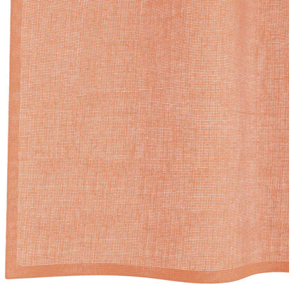 Voile Vorhänge mit Schlaufen 2 Stk. Terrakottarot 140x245 cm