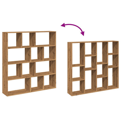 Bücherregal Artisan-Eiche 132x29x141,5 cm Holzwerkstoff