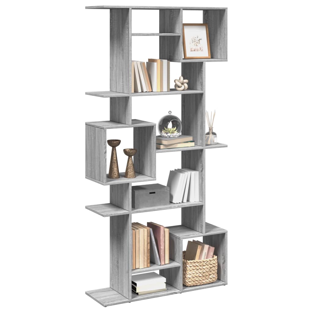 Bookshelf Grey Sonoma 92x29x188 cm wood material