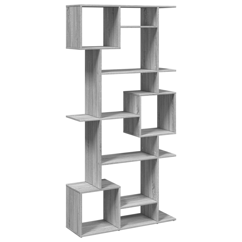 Bookshelf Grey Sonoma 92x29x188 cm wood material