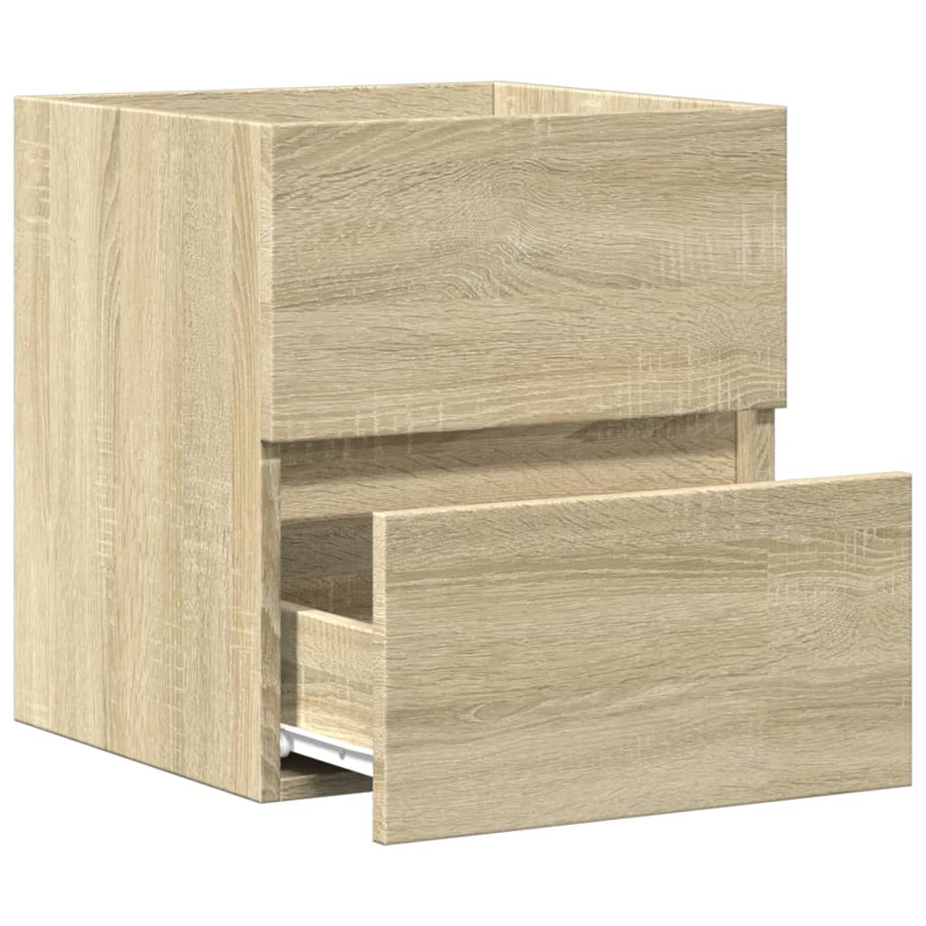 Meuble vasque chêne Sonoma 41x38,5x45cm matière bois