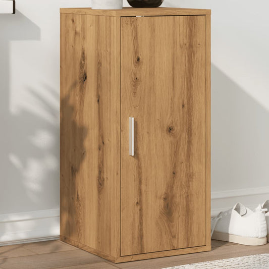 Shoe Cabinet Artisan Oak 32x35x70 cm Wood Material