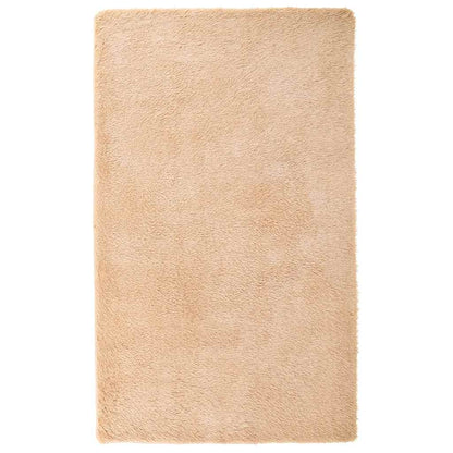 Teppich Shaggy Hochflor NAVARRA Beige 60x100 cm Polyester