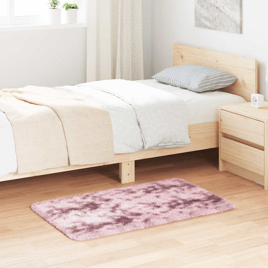 Tapis shaggy, poils longs NAVARRA, vieux rose, 60x100 cm, polyester