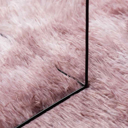Teppich Shaggy Hochflor NAVARRA Altrosa 130x200 cm Polyester