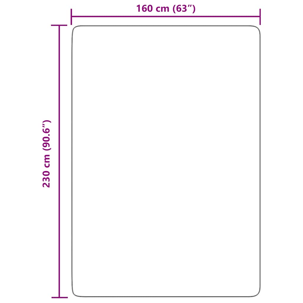 Tapis shaggy à poils longs NAVARRA gris clair 160x230 cm polyester