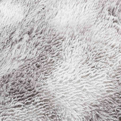 Teppich Shaggy Hochflor NAVARRA Silbergrau 160x230 cm Polyester