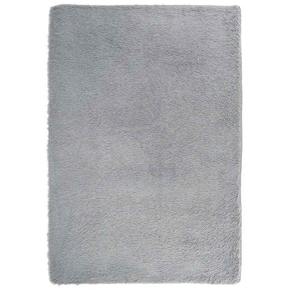 Teppich Shaggy Hochflor NAVARRA Hellgrau 200x290 cm Polyester
