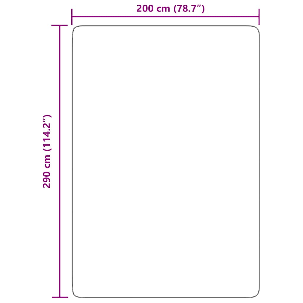 Tapis shaggy, poils longs NAVARRA, gris argenté, 200x290 cm, polyester