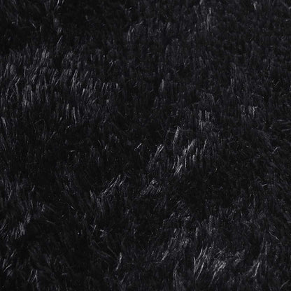 Teppich Shaggy Hochflor NAVARRA Schwarz 240x340 cm Polyester