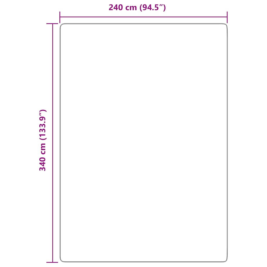 Tapis shaggy à poils longs NAVARRA gris argenté 240x340 cm polyester