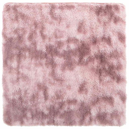 Teppich Shaggy Hochflor NAVARRA Altrosa 240x240 cm Polyester