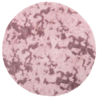 Teppich Shaggy Hochflor NAVARRA Altrosa 100x100 cm Polyester