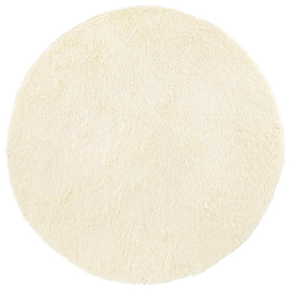 Teppich Shaggy Hochflor NAVARRA Creme 200x200 cm Polyester