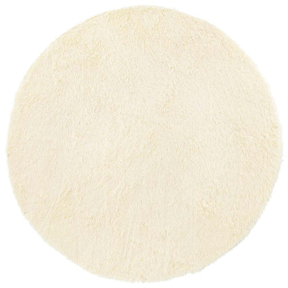 Teppich Shaggy Hochflor NAVARRA Creme 240x240 cm Polyester