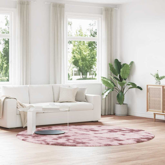 Tapis shaggy, poils longs NAVARRA, vieux rose, 240x240 cm, polyester