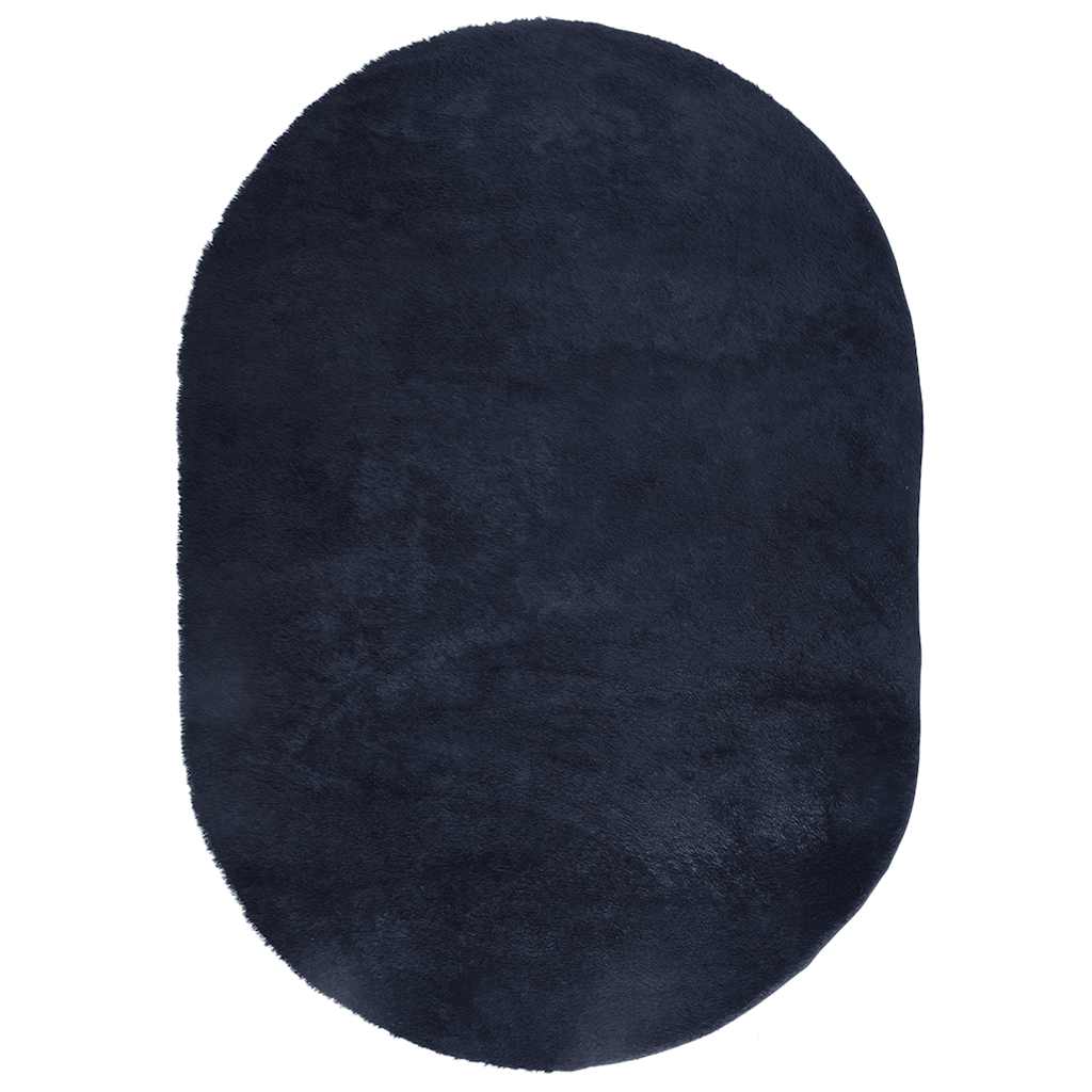 Shaggy rug, deep pile NAVARRA, navy blue, 300x200 cm, polyester
