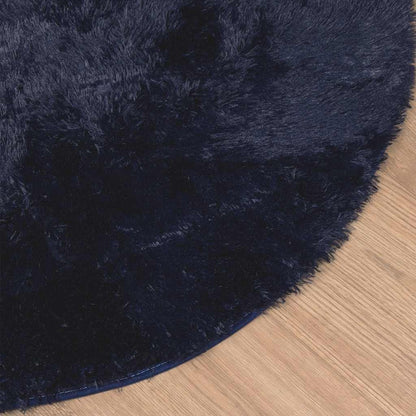 Teppich Shaggy Hochflor NAVARRA Marineblau 300x200 cm Polyester