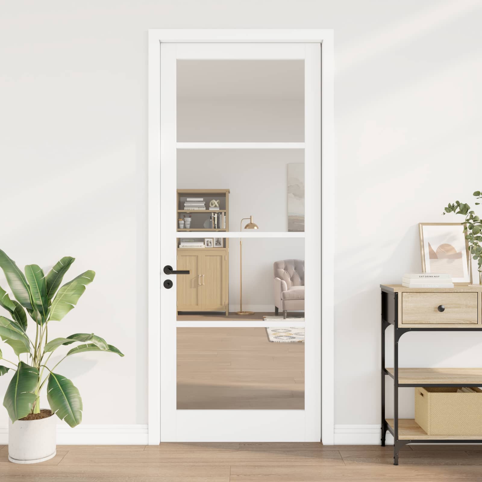 Interior Tür ORKDAL Weiß grundiert 93 x 232 cm