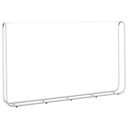 Kaminholzregal 250x25x150 cm Stahl verzinkt
