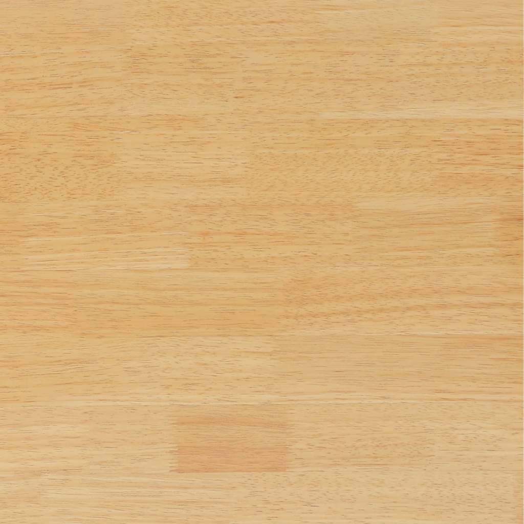 Dining chairs 2 pcs. Natural solid wood rubber tree