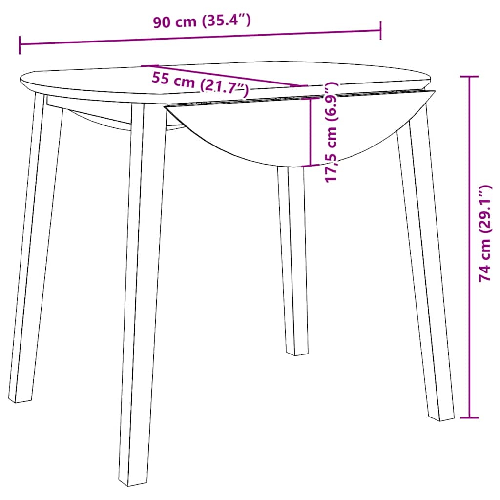 Esstisch Braun Massivholz Gummibaumholz