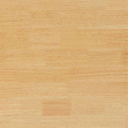 Barhocker 2 Stk. Natur Massivholz Gummibaum