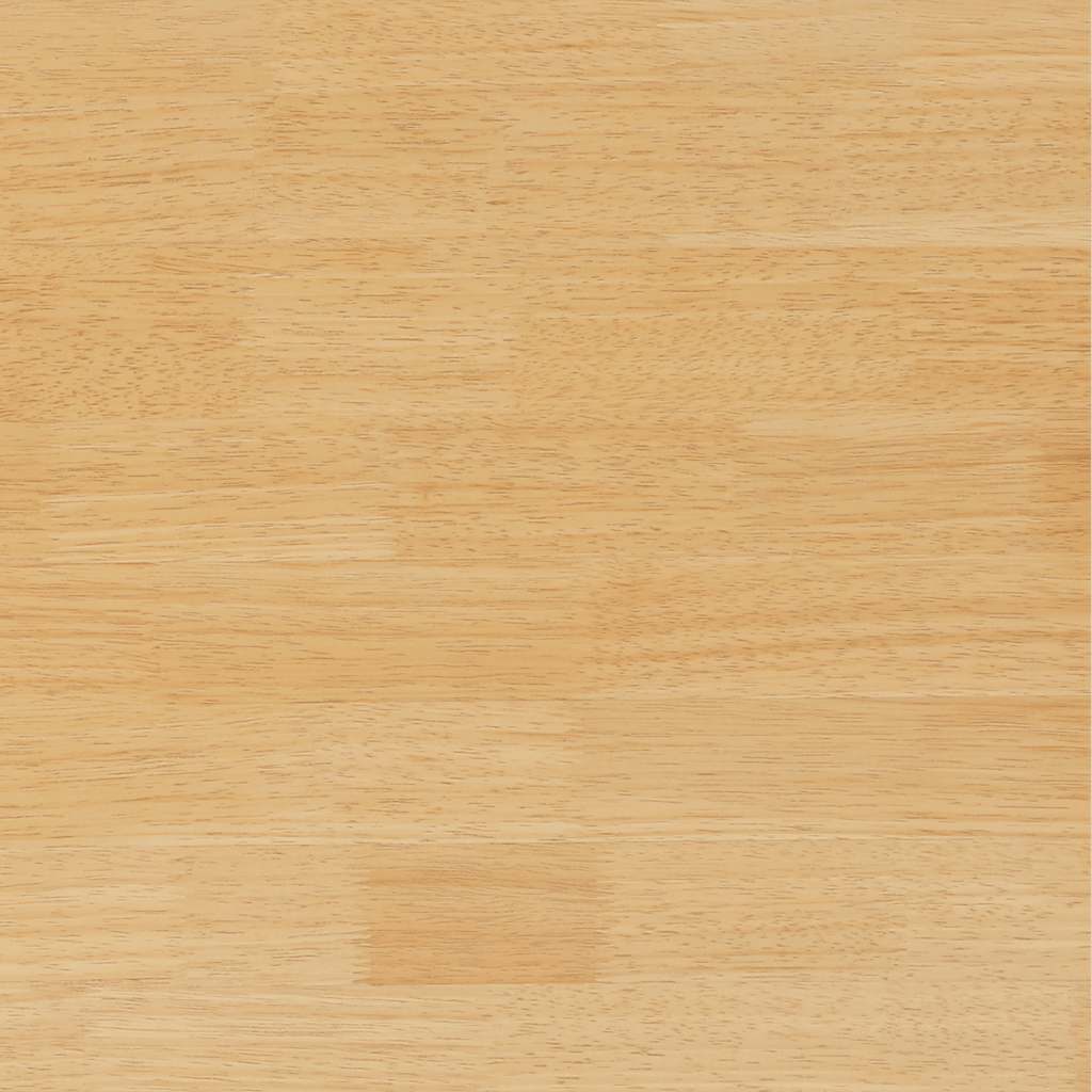 Barhocker 2 Stk. Natur Massivholz Gummibaum