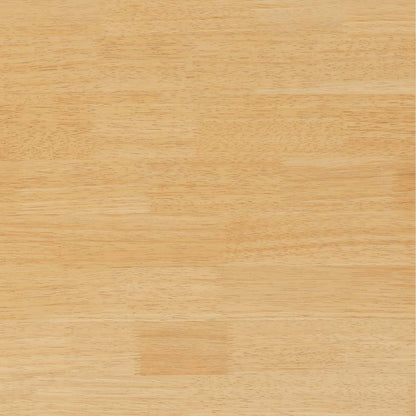 Barhocker 2 Stk. Natur Massivholz Gummibaum