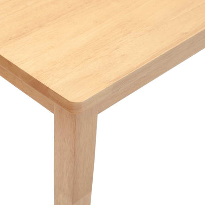 Bank 110 cm Massivholz Gummibaum