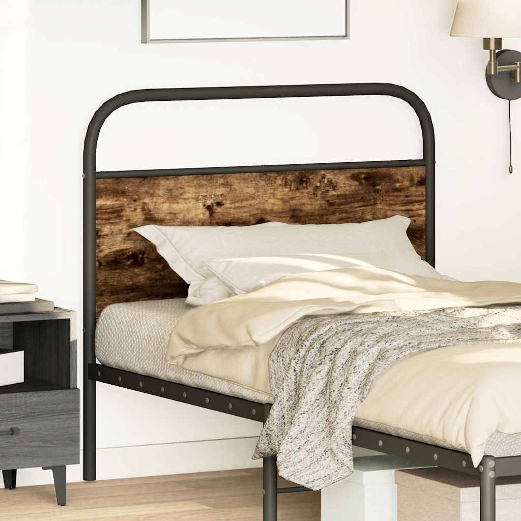 Ersatz-Kopfteil Räuchereiche 90 cm Stahl und Holzwerkstoff