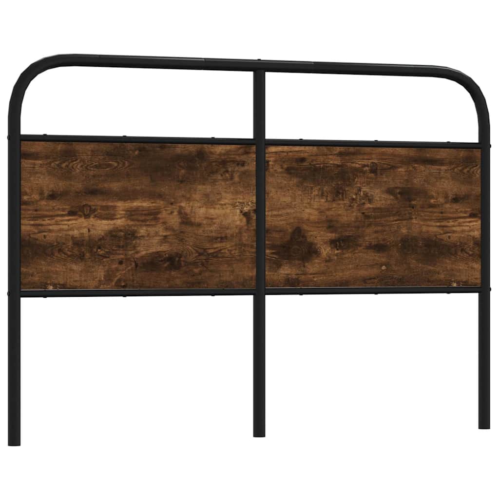 Ersatz-Kopfteil Räuchereiche 135 cm Stahl und Holzwerkstoff