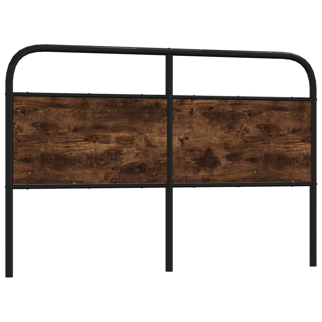Ersatz-Kopfteil Räuchereiche 150 cm Stahl und Holzwerkstoff