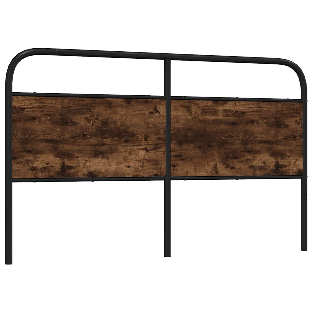 Ersatz-Kopfteil Räuchereiche 150 cm Stahl und Holzwerkstoff