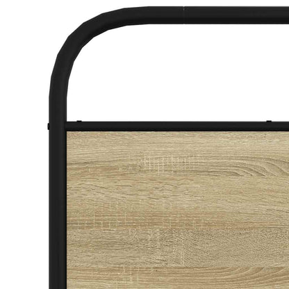Bettgestell ohne Matratze 75x190 cm Sonoma-Eiche Holzwerkstoff