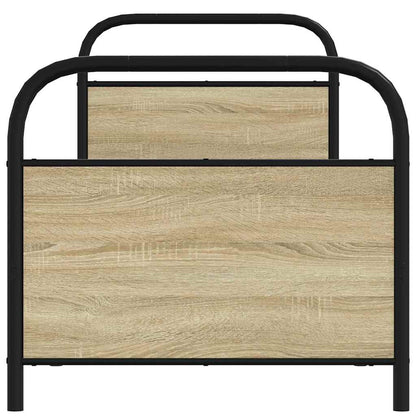 Bettgestell ohne Matratze 80x200 cm Sonoma-Eiche Holzwerkstoff