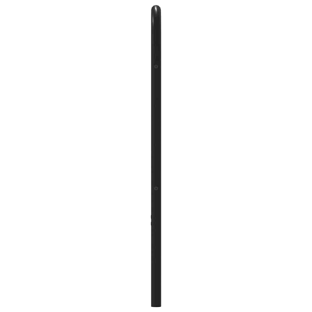 Ersatz-Kopfteil Braun Eichen-Optik 90 cm Stahl und Holzwerkstoff