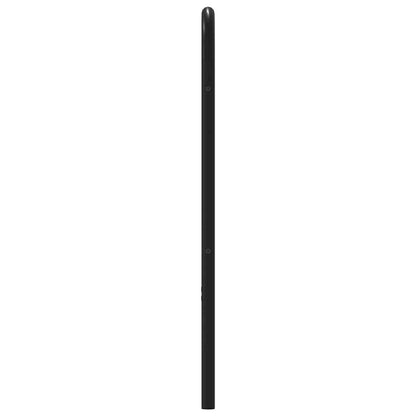 Ersatz-Kopfteil Braun Eichen-Optik 90 cm Stahl und Holzwerkstoff