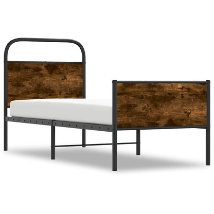 Bettgestell ohne Matratze 80x200 cm Sonoma-Eiche Holzwerkstoff