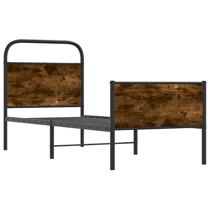 Bettgestell ohne Matratze 80x200 cm Sonoma-Eiche Holzwerkstoff