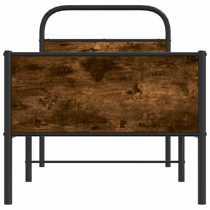 Bettgestell ohne Matratze 80x200 cm Sonoma-Eiche Holzwerkstoff