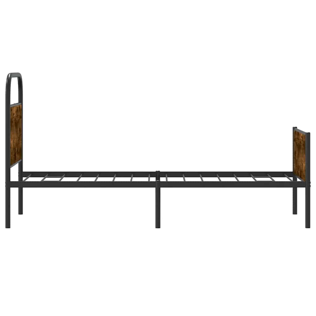 Bettgestell ohne Matratze 80x200 cm Sonoma-Eiche Holzwerkstoff